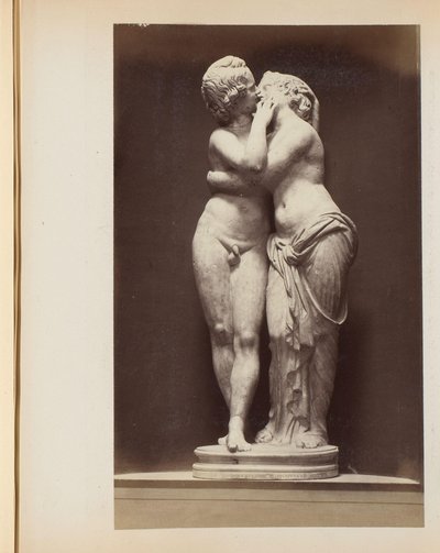 Skulptur af Amor og Psyche i Capitoline-museerne i Rom, Italien af Anonymous