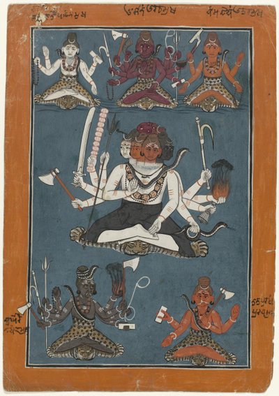 Shiva Pancha-vaktra af Anonymous