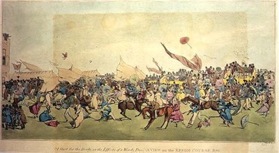Afgang til Epsom eller virkningerne af en blæsende dag, 1820 af Anonymous