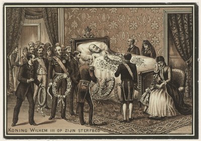 Dødslejet af William III, konge af Holland af Anonymous