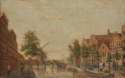 Brouwersgracht i Amsterdam af Anonymous