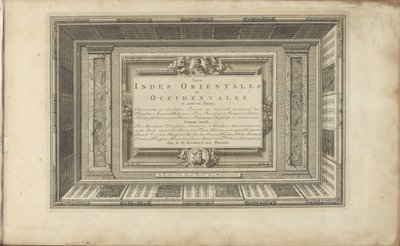 Titelprent voor: Øst- og Vestindien og andre steder Øst- og Vestindien og andre steder; repræsenteret i meget smukke figurer, som naturligt viser folkeslag, skikke, religioner, festivaler, ofre, moskeer, idoler, ri af Anonymous