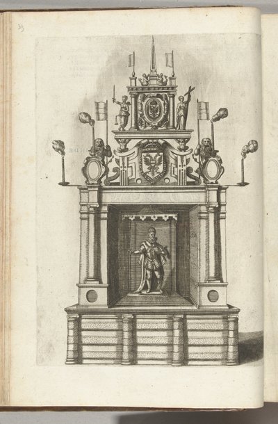 Scene med kejser Ferdinand I, 1594 af Anonymous