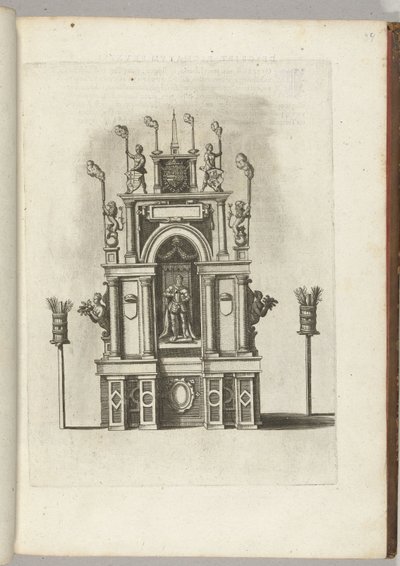 Scene med kejser Maximilian II, 1594 af Anonymous
