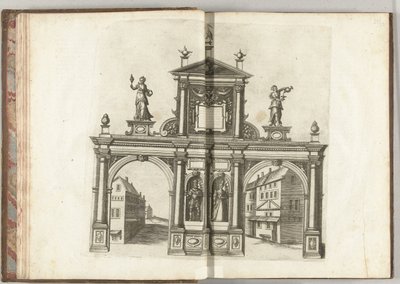 Scene med kejser Maximilian I og Maria af Bourgogne, 1594 af Anonymous
