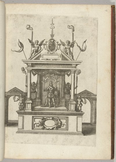 Scene med kejser Rudolf II, 1594 af Anonymous