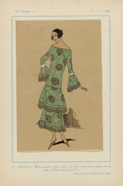 Meget parisisk, 1923, nr. 11: 3. - EMERALD. - Dejligt enkelt... af Anonymous