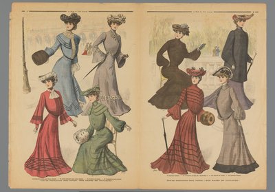 To sider fra La Mode du Petit Journal, 10. november 1902 af Anonymous