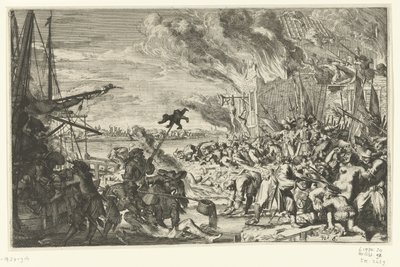 Grusomheder i en landsby ved vandet, 1672 af Anonymous