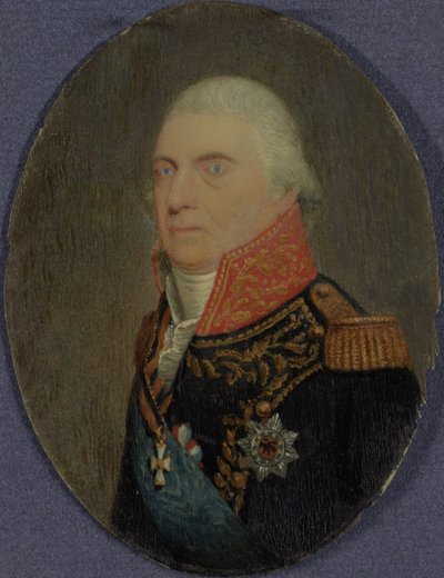 Admiral Jan Hendrik van Kinsbergen (1735-1819), ca. 1810 (gouache på elfenben) af Anonymous Anonymous