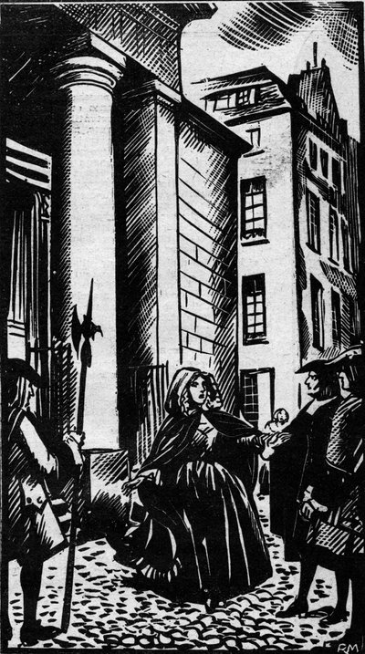 Affære om giftstoffer under kong Ludvig XIV mellem 1672 og 1692: arrestationen af Catherine Deshayes, hustru Monvoisin og tilnavnet La Voisin (1640-1680) af Gabriel Nicolas de La Reynie. Illustration taget fra "" Le petit journal illustrious"" 1931 af Anonymous Anonymous