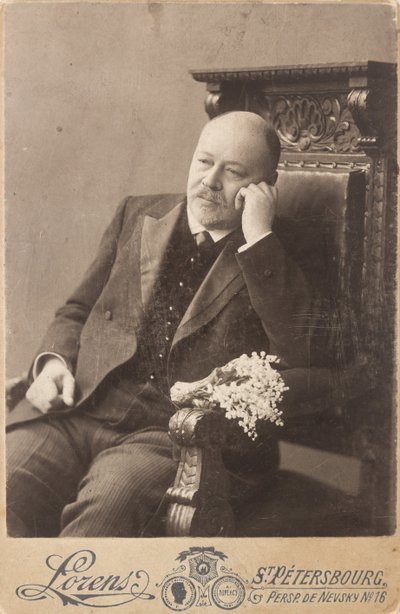 Anatoli Liadov - Portræt af komponisten Anatoly Konstantinovich Lyadov (1855-1914) - Anonym. Fotografi af Anonymous Anonymous