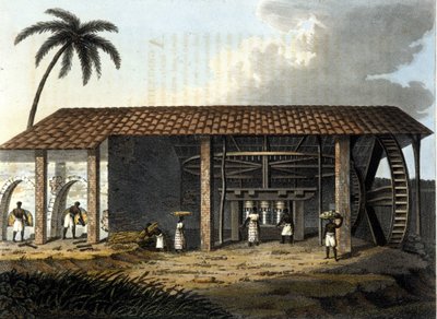 Brasilien, sukkerfabrik - i "" The Old and Modern Costume"" 1819 - 1820 af Dr. Jules Ferrario, red Milano. af Anonymous Anonymous