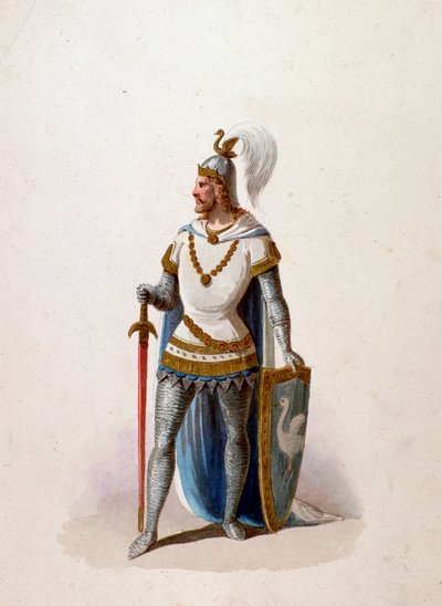 Karakter fra operaen Lohengrin af Wagner af Anonymous Anonymous