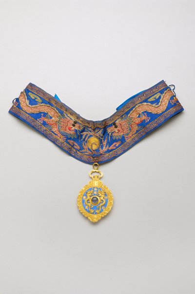 Kina - Dobbeltdragens orden: 3. klasses badge, 2. klasse (1882-1902) af Anonymous Anonymous