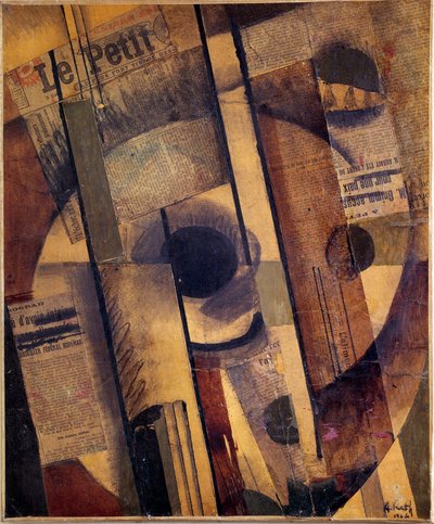 Komposition på Petity Journal Realize af Alfred Alfred (1884-1966) 1946 Privat samling af Anonymous Anonymous