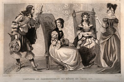 Kostumer i begyndelsen af Ludvig XIV