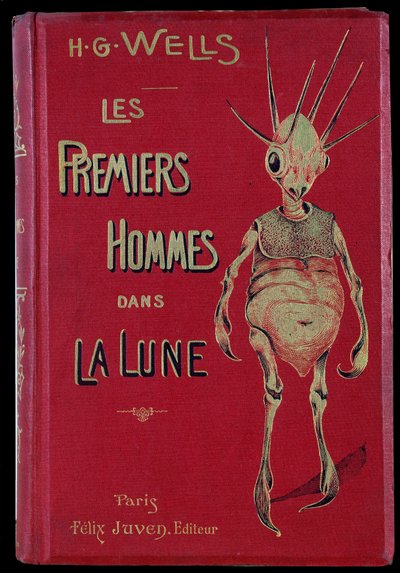 Cover til "The First Men in the Moon" af H. G. Wells (Herbert George af Anonymous Anonymous
