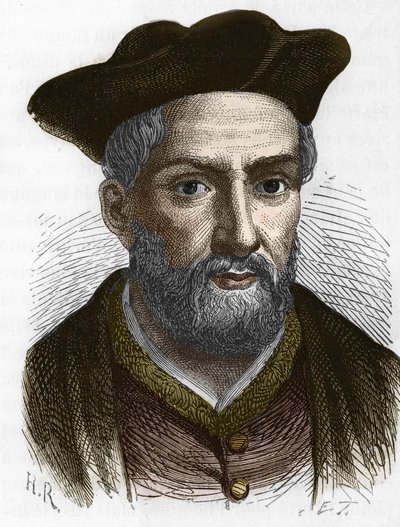François Rabelais (1495 - 1553), fransk forfatter. af Anonymous Anonymous