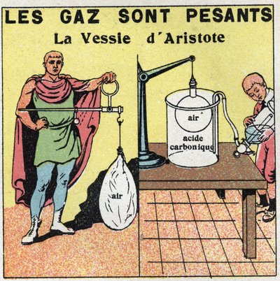 Gastryk: gasserne er tunge. Oplevelse af Aristoteles