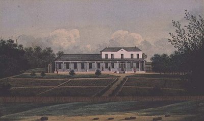 Government House, Sydney, fra bagsiden (akvarel) af Anonymous Anonymous