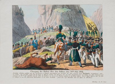Guerre russo-turque de 1828-1829 - Grev Ivan Ivanovich Diebitschs hær (Hans Karl Friedrich Anton von Diebitsch og Narden eller Ivan Ivanovitch Dibitch-Zabalkanski af Anonymous Anonymous