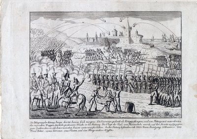 Guerre russo-turque de 1828-1829 - Belejringen af Anapa-fæstningen den 23. juni af Anonymous Anonymous