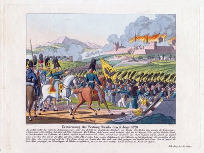 Guerre russo-turque de 1828-1829 - Stormen af Brailov fæstningen den 15. juni af Anonymous Anonymous