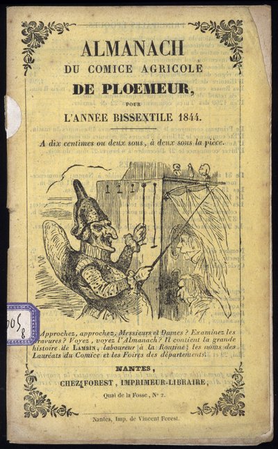 Guignol - Forside af Almanach of Comice Agricole de Ploemeur af Anonymous Anonymous