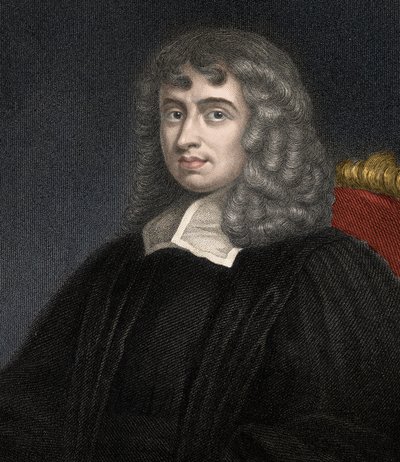Isaac Barrow (1630-1677) engelsk filolog, matematiker og teolog - Isaac Barrow 1630-1677, engelsk klassisk lærd, teolog og matematiker af Anonymous Anonymous