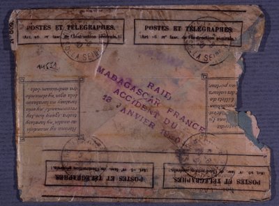 Sidste brev fra Madagaskar-Frankrig raid (ulykke den 18. januar 1930) af Anonymous Anonymous