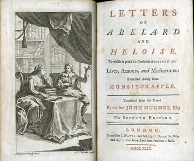 Breve af Abelard og Heloise (Lettres de Pierre (Petrus) Abelard (Abailard, Abeilard, Abaelardus) (1079-1142) og Heloise (Eloisa, Heloisa eller Heloissa) d