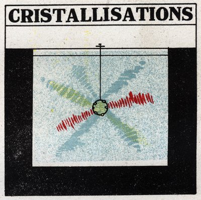 Lysprojektion: krystallisation. Anonym illustration af 1925. Privat samling. af Anonymous Anonymous