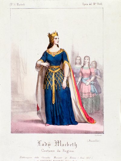 Macbeth dronning karakter i Macbeth opera af Giuseppe Verdi af Anonymous Anonymous