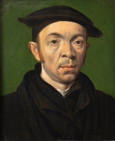 Mandligt portræt, ca. 1550 (olie på kobber) af Anonymous Anonymous