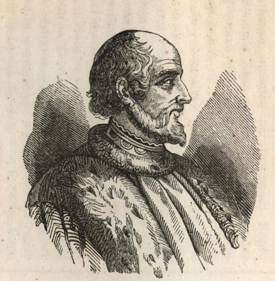 Matteo I Visconti, kaldet Matteo Magno (Mathieu I Visconti, kaldet den Store) - 1250-1322 - af Anonymous Anonymous