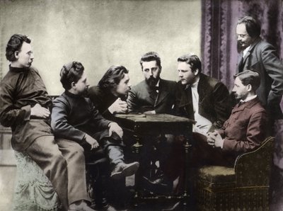 Medlemmer af Sreda litterære kreds, dannet i anden halvdel af 1890