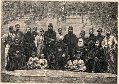 Monsignor Daniel Comboni (1831-1881) og missionærerne tog afsted med ham fra Kairo til Khartoum den 26. januar af Anonymous Anonymous