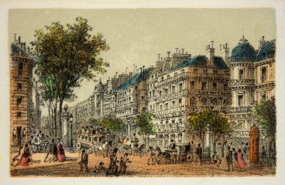 Paris 1874: Boulevard des Italians, Privat samling af Anonymous Anonymous