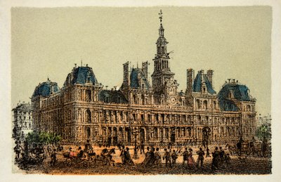 Paris 1874: Rådhus, Privat samling af Anonymous Anonymous