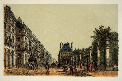 Paris 1874: Rue de Rivoli, Privat samling af Anonymous Anonymous