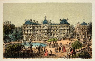 Paris 1874: Luxembourg-haven, privat samling af Anonymous Anonymous