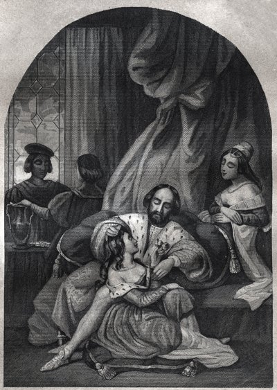 Paul III (pave fra 1534 til 1549) og hans familie - Paul III (pave fra 1534 til 1549) et sa famille - Indgravering fra 1842 i "Histoire des popes: forbrydelser, mord, forgiftninger, parricider, ægteskabsbrud, incest... af Maurice Lachatre. Privat samling. af Anonymous Anonymous