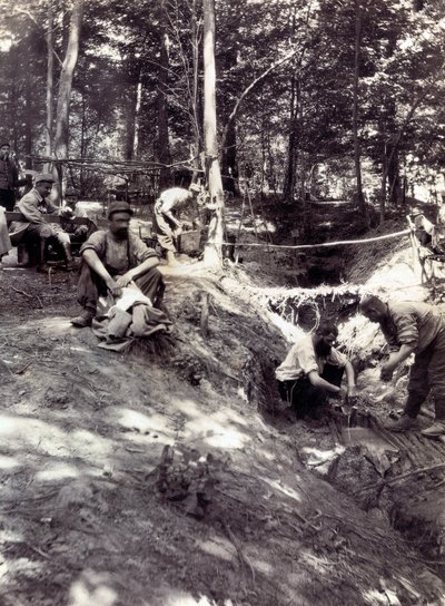 Fotografi fra et personligt album af en infanterieløjtnant under de første måneder af Første Verdenskrig (1., Iere af Anonymous Anonymous
