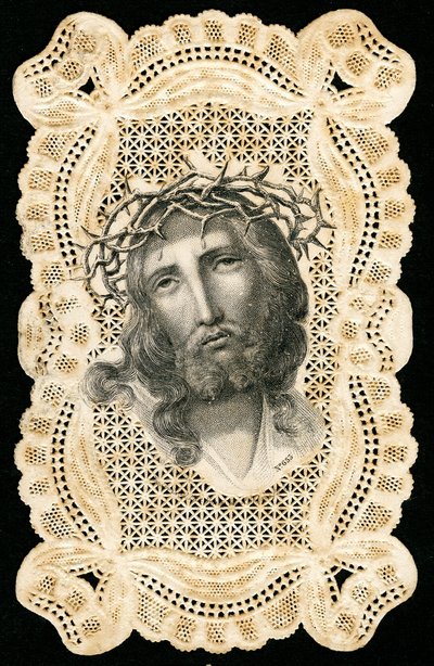 Fromme billede: Jesus Kristus kronet med torne (gravering) af Anonymous Anonymous