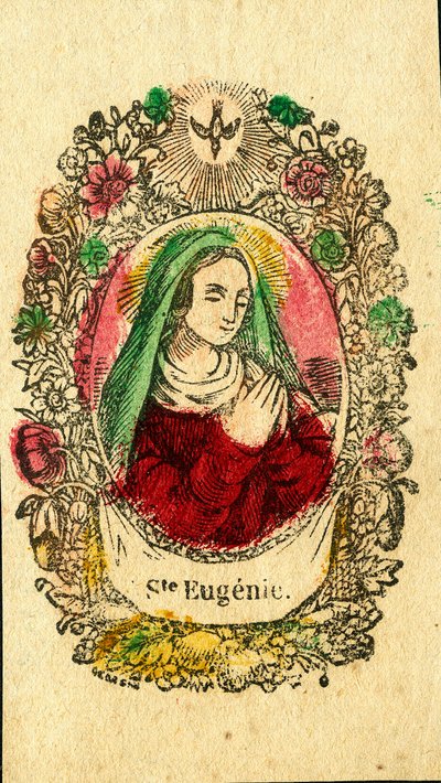 Fromm billede: Eugenia af Rom (tryk fra Epinal) af Anonymous Anonymous
