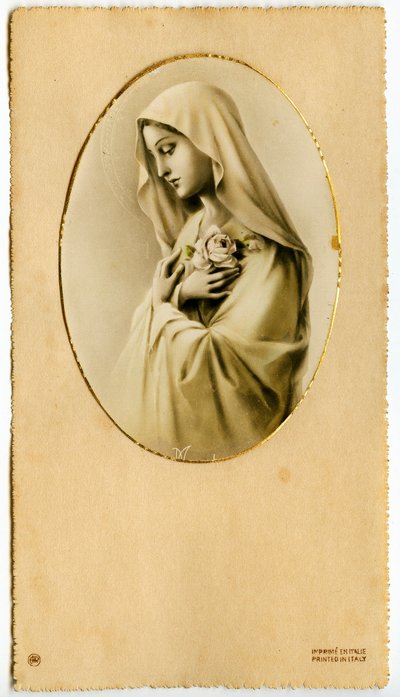 Fromm billede: Jomfru Maria (tryk) af Anonymous Anonymous