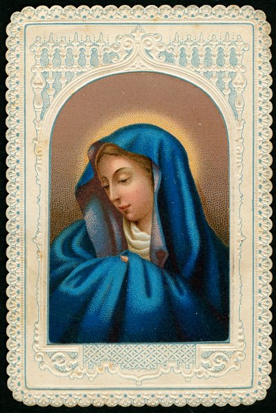 Fromme billede: Jomfru Maria (gravering) af Anonymous Anonymous