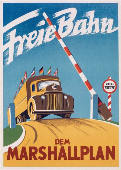 Plan Marshall ou Program de retablissement europeen (European Recovery Program eller ERP) (1948-1952) - Fri passage til Marshall-planen af Anonymous af Anonymous Anonymous