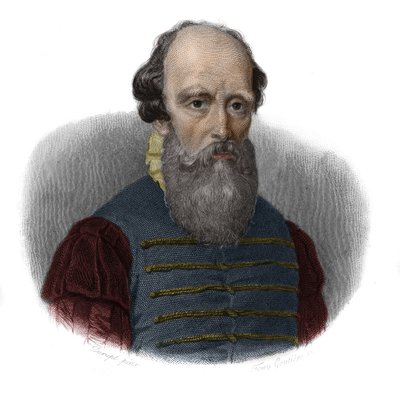 Portræt af Bernard Palissy (1510 - 1589) i "" Portrætter og historie af nyttige mænd: mænd og kvinder i alle lande og alle forhold, der erhvervede rettigheder til anerkendelse af mænd" udgivet og formidlet af Society Montyon og Franklin i 1. af Anonymous Anonymous